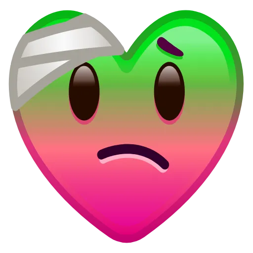 🤕 Эмодзи «Hearts Anim #emoji #cute #status» для Telegram