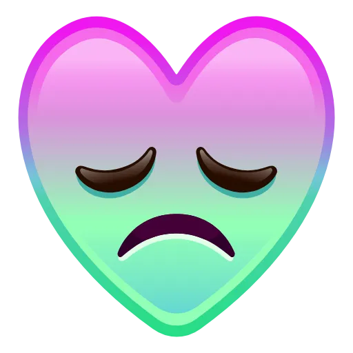 😞 Эмодзи «Hearts Anim #emoji #cute #status» для Telegram