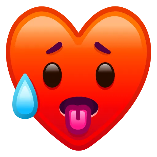 🥵 Эмодзи «Hearts Anim #emoji #cute #status» для Telegram