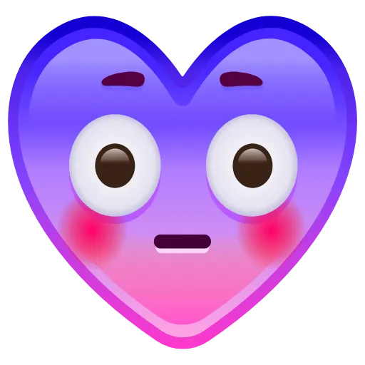 😳 Эмодзи «Hearts Anim #emoji #cute #status» для Telegram