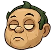 😒 Эмодзи «Pudge» для Telegram