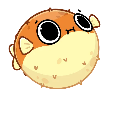 👍 Эмодзи «Puffer Fish» для Telegram