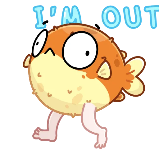 🏃‍♂️ Эмодзи «Puffer Fish» для Telegram