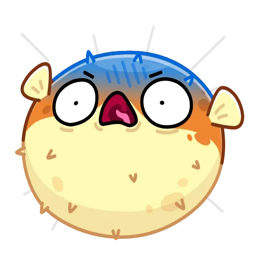 😨 Эмодзи «Puffer Fish» для Telegram