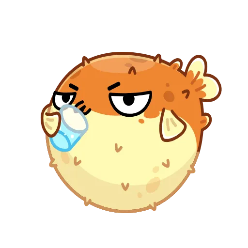 😳 Эмодзи «Puffer Fish» для Telegram
