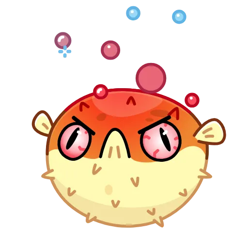 😡 Эмодзи «Puffer Fish» для Telegram