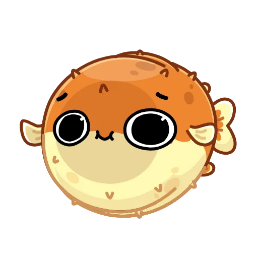 👀 Эмодзи «Puffer Fish» для Telegram