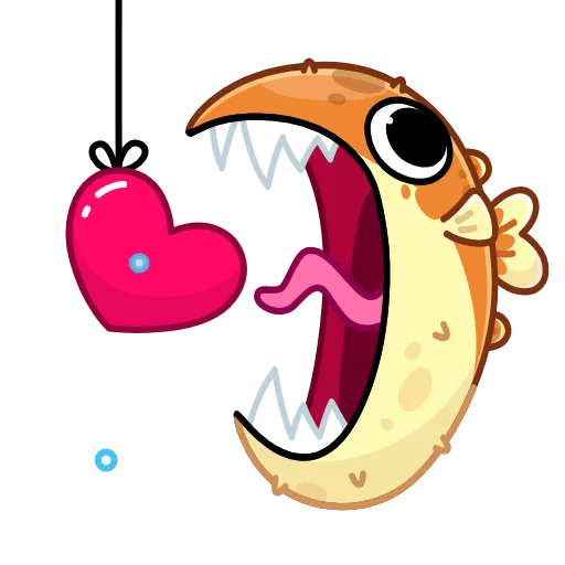 💔 Эмодзи «Puffer Fish» для Telegram