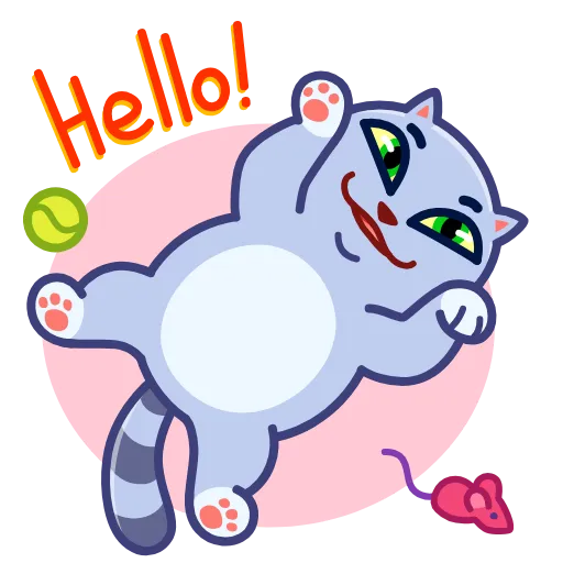 👋 Эмодзи «Puffy Cat» для Telegram