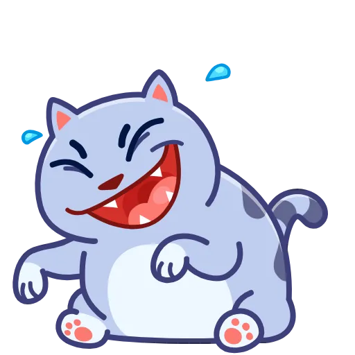 Эмодзи Puffy Cat для Telegram — скачать