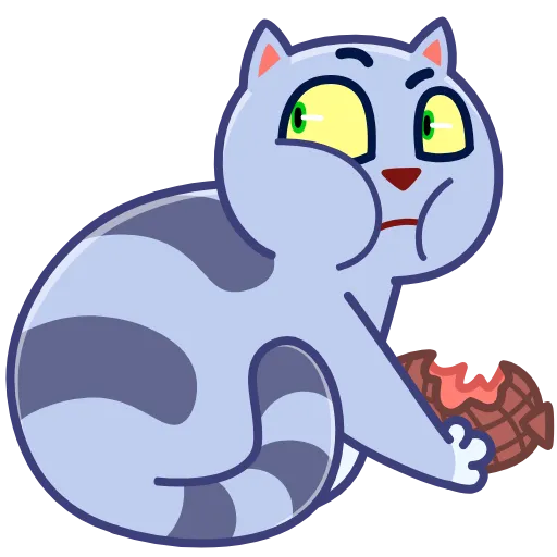 🤤 Эмодзи «Puffy Cat» для Telegram