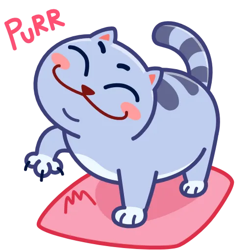 ☺️ Эмодзи «Puffy Cat» для Telegram