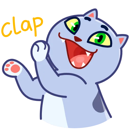 👏 Эмодзи «Puffy Cat» для Telegram