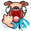 😡 Эмодзи «Мопс Валера» для Telegram