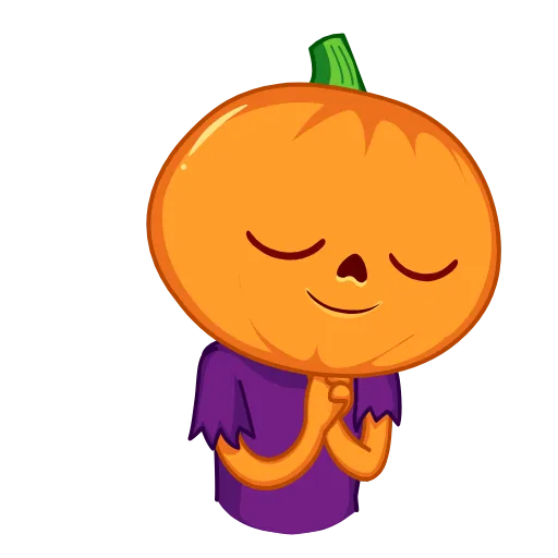 😍 Стикер «Pumpkin Man» для Telegram