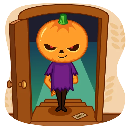 🍬 Стикер «Pumpkin Man» для Telegram