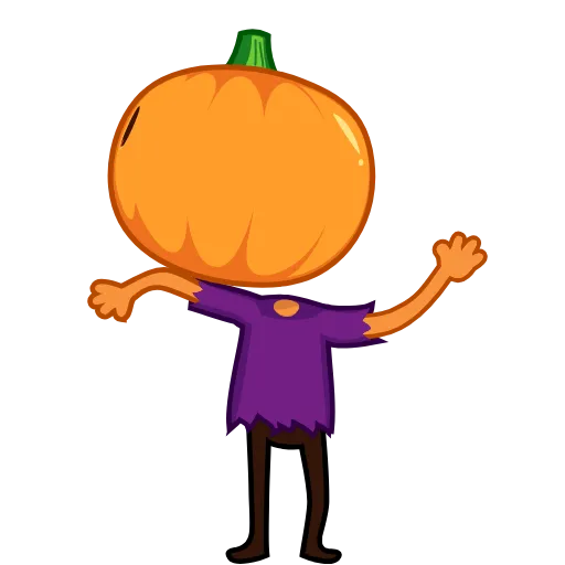 👋 Стикер «Pumpkin Man» для Telegram