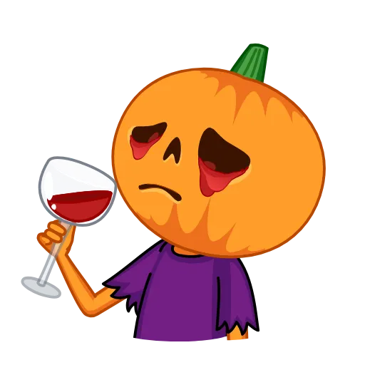 😭 Стикер «Pumpkin Man» для Telegram