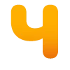 🟡 Эмодзи «Оранжевые буквы, иконки» для Telegram