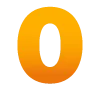0️⃣ Эмодзи «Оранжевые буквы, иконки» для Telegram