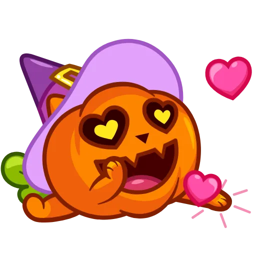 🥰 Эмодзи «Pumpkin Cat» для Telegram