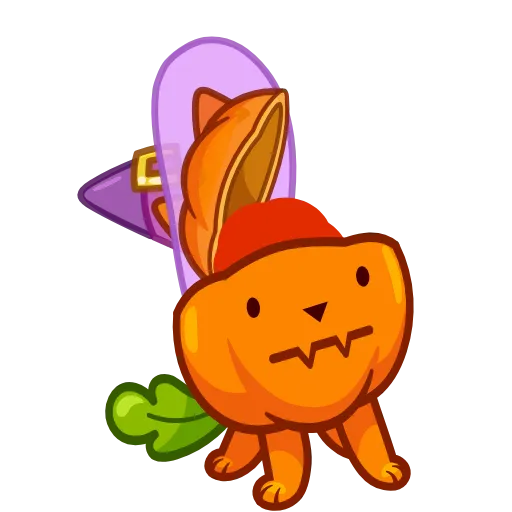 🤯 Эмодзи «Pumpkin Cat» для Telegram