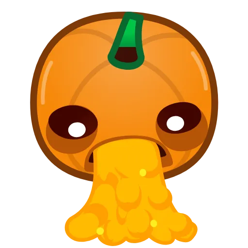 🤮 Эмодзи «Pumpkin Emoji» для Telegram