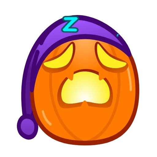 😴 Эмодзи «Pumpkin Emoji» для Telegram