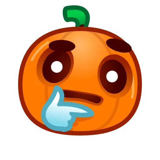🤔 Эмодзи «Pumpkin Emoji» для Telegram