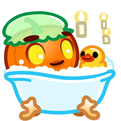 🛀 Эмодзи «Pumpkin Emoji» для Telegram