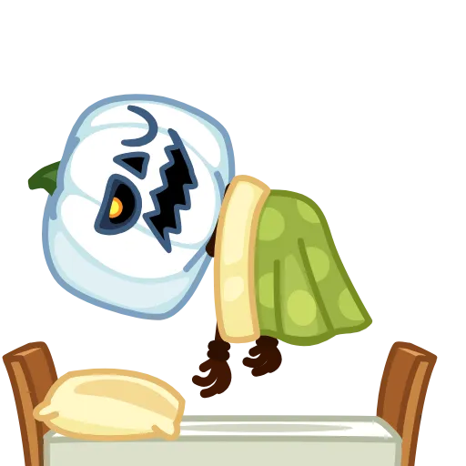 😴 Эмодзи «Pumpkin Ghost» для Telegram
