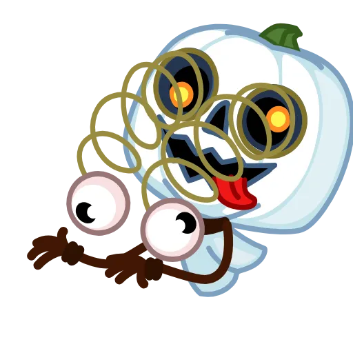 🤪 Эмодзи «Pumpkin Ghost» для Telegram
