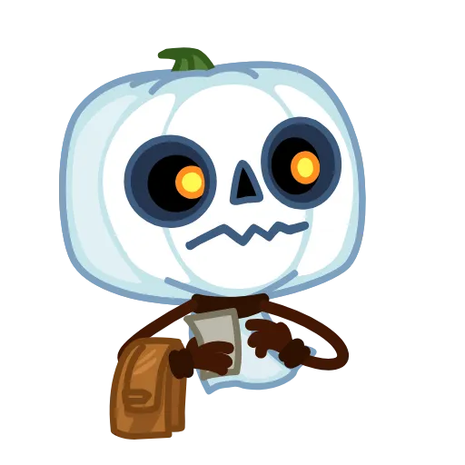 🤨 Эмодзи «Pumpkin Ghost» для Telegram