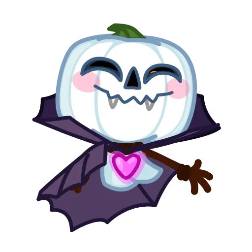 ❤️ Эмодзи «Pumpkin Ghost» для Telegram