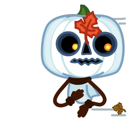 🌪 Эмодзи «Pumpkin Ghost» для Telegram