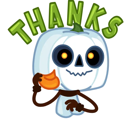 🥲 Эмодзи «Pumpkin Ghost» для Telegram