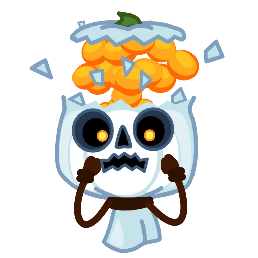 🤯 Эмодзи «Pumpkin Ghost» для Telegram