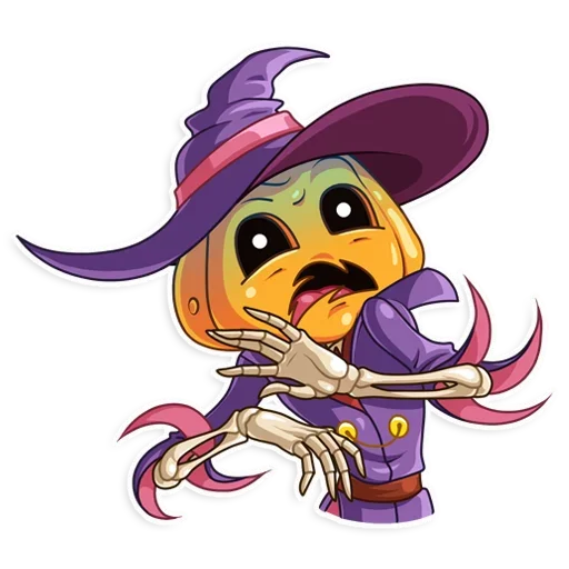 😮 Стикер «Pumpkin Head» для Telegram