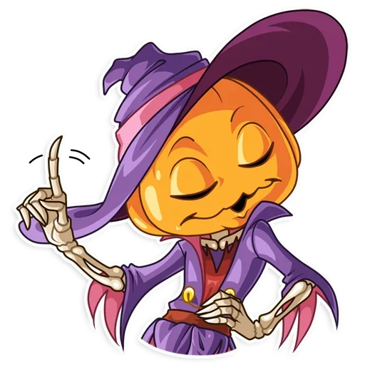 😮 Стикер «Pumpkin Head» для Telegram