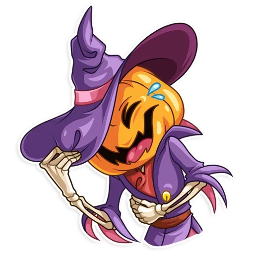 🤭 Стикер «Pumpkin Head» для Telegram