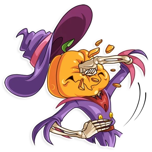 😑 Стикер «Pumpkin Head» для Telegram
