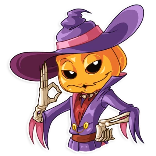 😪 Стикер «Pumpkin Head» для Telegram