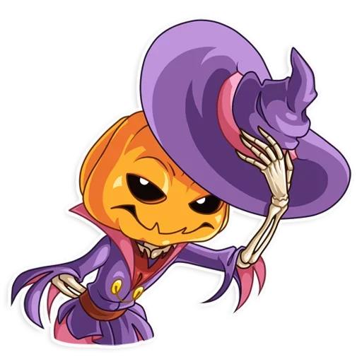😬 Стикер «Pumpkin Head» для Telegram