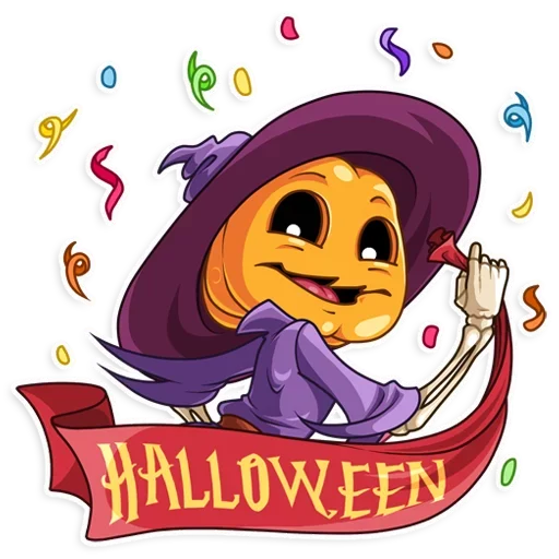😮 Стикер «Pumpkin Head» для Telegram