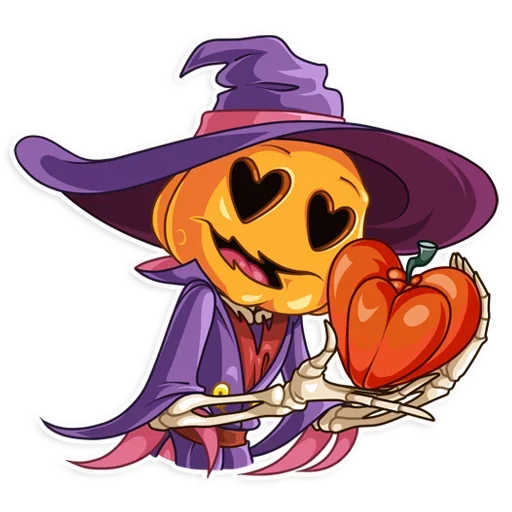 😲 Стикер «Pumpkin Head» для Telegram