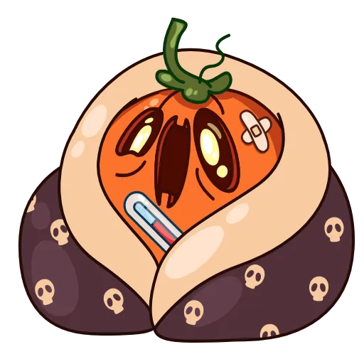 🤒 Стикер «Animated Hallowen» для Telegram