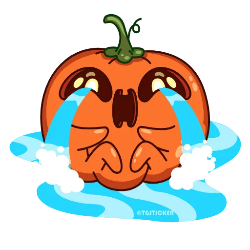 😭 Стикер «Animated Hallowen» для Telegram