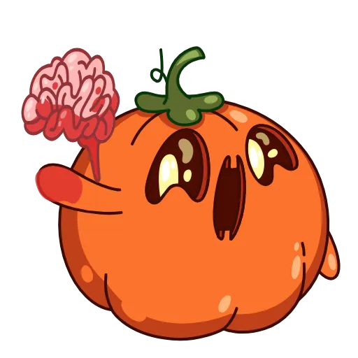 🧠 Эмодзи «Pumpkin Jack» для Telegram