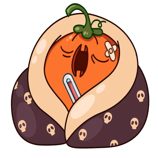 🤒 Эмодзи «Pumpkin Jack» для Telegram