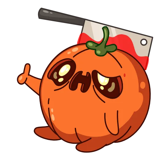 👍 Эмодзи «Pumpkin Jack» для Telegram